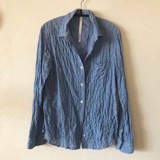 スピックアンドスパン(Spick & Span)のSpick and SPAN シルク混シワ加工シャツ(シャツ/ブラウス(長袖/七分))