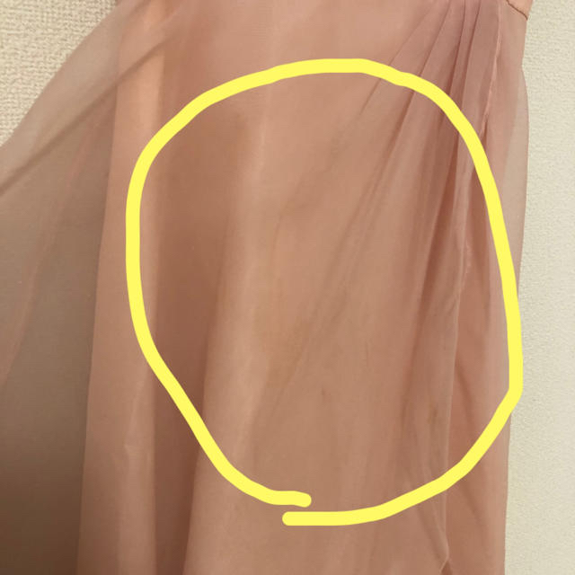 パーティドレス ひざ丈 ピンク 13号 レディースのフォーマル/ドレス(ミディアムドレス)の商品写真