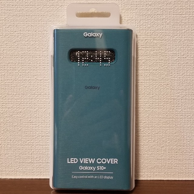 Galaxy(ギャラクシー)のSAMSUNG 純正　Galaxy  S10+ 用LED View Cover  スマホ/家電/カメラのスマホアクセサリー(Androidケース)の商品写真