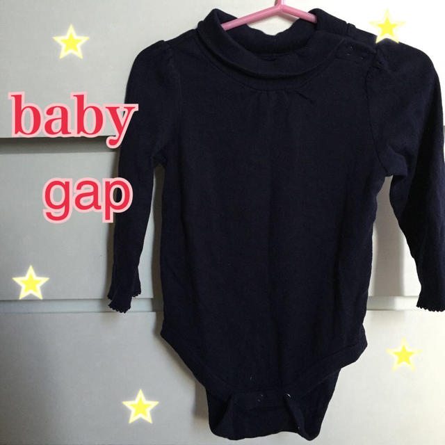 babyGAP(ベビーギャップ)のタートルネック✻ロンパ キッズ/ベビー/マタニティのベビー服(~85cm)(ロンパース)の商品写真