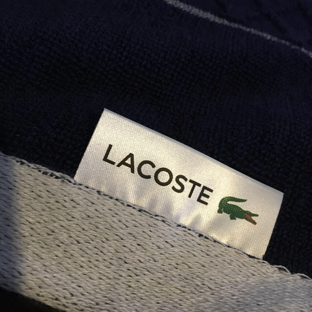 LACOSTE(ラコステ)のラコステ ハンドタオル 新品未使用 インテリア/住まい/日用品の日用品/生活雑貨/旅行(タオル/バス用品)の商品写真