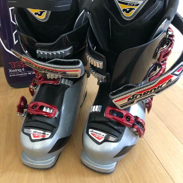 SALOMON(サロモン)のSALOMON スキー板セット NORDICA ブーツ付 スポーツ/アウトドアのスキー(板)の商品写真