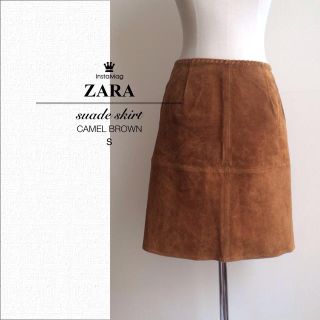 ザラ(ZARA)の今季 ZARA スエードスカート S(ミニスカート)