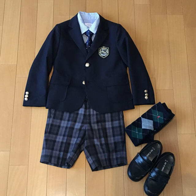 COMME CA ISM(コムサイズム)のコムサイズム  ブレザー&ハーフパンツセット キッズ/ベビー/マタニティのキッズ服男の子用(90cm~)(ドレス/フォーマル)の商品写真