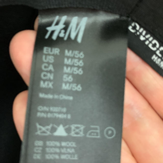 H&M(エイチアンドエム)のH&M ハット 黒 帽子 レディースの帽子(ハット)の商品写真