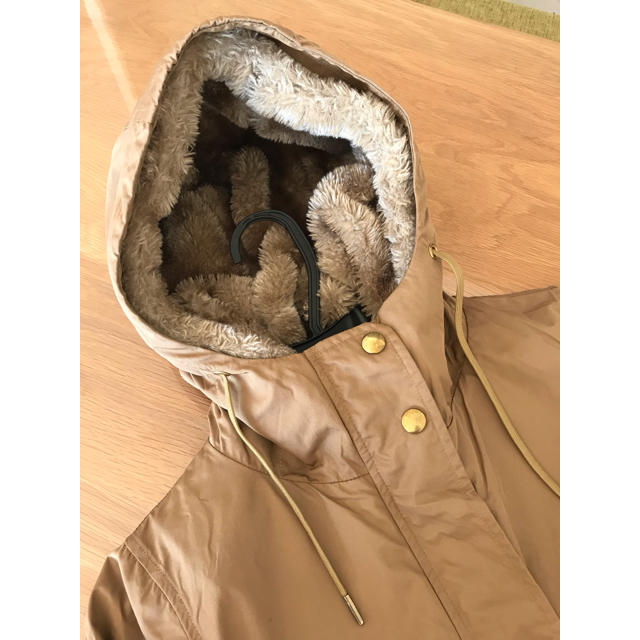 IENA(イエナ)の エコファーライナー付き フードミリタリーブルゾン レディースのジャケット/アウター(ブルゾン)の商品写真