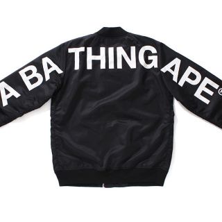 アベイシングエイプ(A BATHING APE)の(M) BAPE  LIGHT MA-1 JACKET(フライトジャケット)