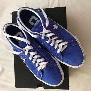 コンバース(CONVERSE)のコンバースワンスター✴︎スウェード✴︎ブルー✴︎24㎝(スニーカー)