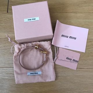 ミュウミュウ(miumiu)のmiumiu ブレスレット(ブレスレット/バングル)