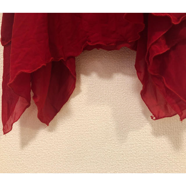 パーティドレス 赤  レディースのフォーマル/ドレス(ナイトドレス)の商品写真