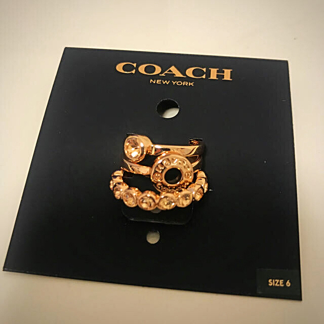 COACH(コーチ)のCoach 三連リング レディースのアクセサリー(リング(指輪))の商品写真
