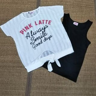 ピンクラテ(PINK-latte)のピンクラテ Tシャツ＆タンクトップ 150(Tシャツ/カットソー)