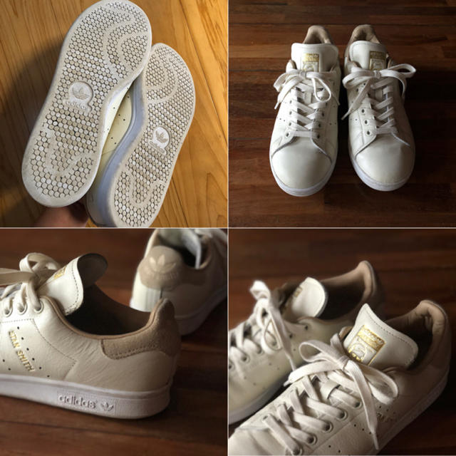 adidas スタンスミス スエード ベージュ 24.5 STAN SMITH