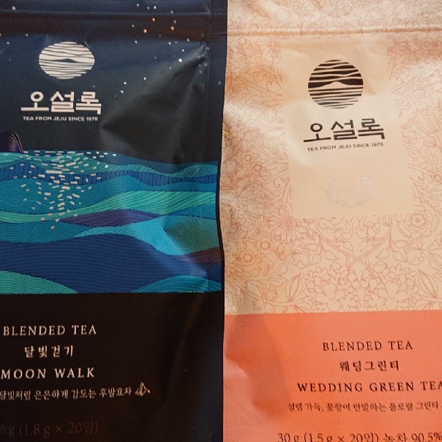 韓国茶 高級茶 済州島産 各20個 食品/飲料/酒の飲料(茶)の商品写真