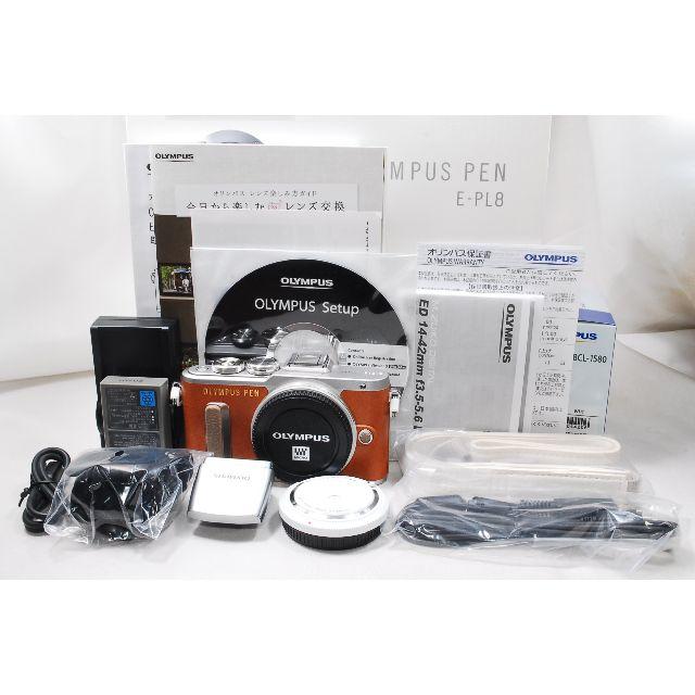 ❤️WiFi&女性向け❤️OLYMPUS PEN E-PL8 大人気オレンジ ❤️WiFi&女性向け❤️OLYMPUS PEN E-PL8 大人気オレンジ