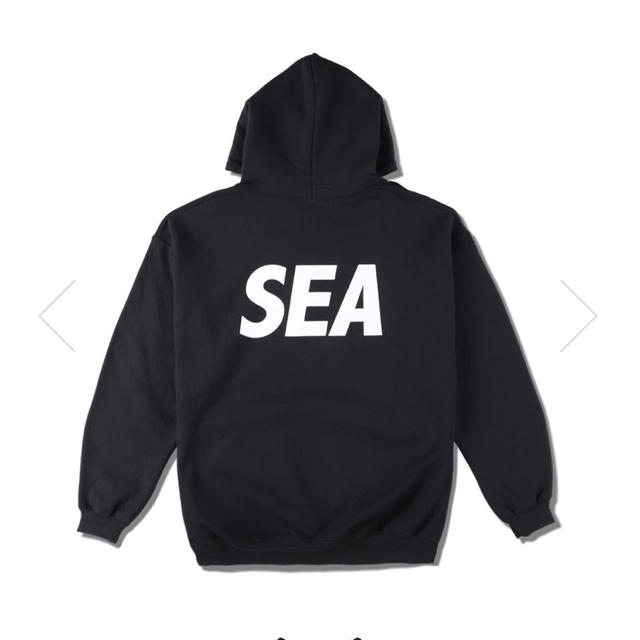 S wind and sea WDS SEA(BP) HOODIE BLACK メンズのトップス(パーカー)の商品写真