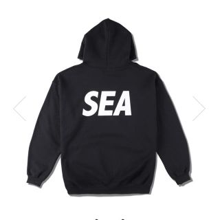 S wind and sea WDS SEA(BP) HOODIE BLACK(パーカー)