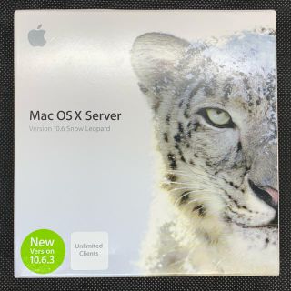 アップル(Apple)のMac OS X Server 10.6 Snow Leopard(その他)