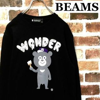 ビームス(BEAMS)の【ワンダーベア】ビームスティー☆プリントロゴ入りスウェット(トレーナー/スウェット)