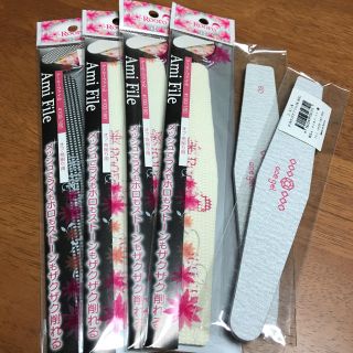 【新品未使用】☆★エースジェル他ファイルset★☆ 100/180G & 80G(ネイル用品)