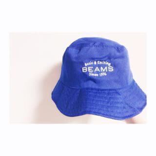 ビームス(BEAMS)のBEAMS★ロゴ刺繍入りバケットハット(ハット)