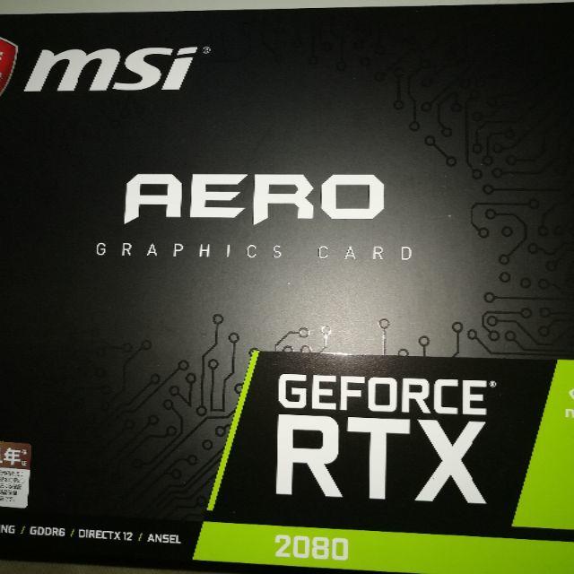 PCパーツGeForce RTX 2080 AERO 8G グラボ