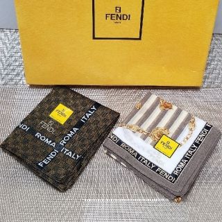 フェンディ(FENDI)の【hime様専用】FENDIハンカチ&BMW  エコバック、ハンドタオル　　　(ハンカチ)