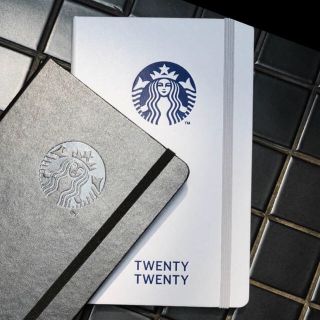 スターバックスコーヒー(Starbucks Coffee)の海外スタバ&モレスキン♡2020手帳/プランナー(ライトグレー)シンガポール限定(カレンダー/スケジュール)