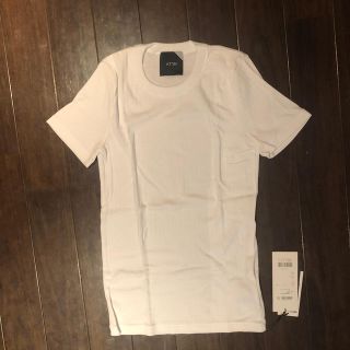 デミルクスビームス(Demi-Luxe BEAMS)のATON SUPIMA WIDE RIB ホワイト(Tシャツ(半袖/袖なし))