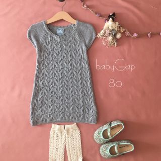 ベビーギャップ(babyGAP)のbabyGap ベビーギャップ ｜ケーブル編 ニット ワンピース*̩̩̥୨୧˖ (ワンピース)