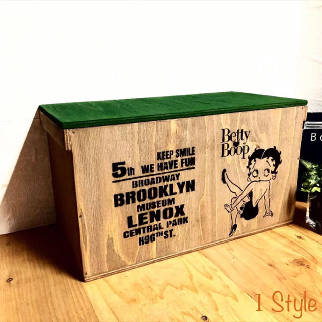 りんご箱 ウッド 木製 ウッドボックス  2Lペットボトル 収納箱