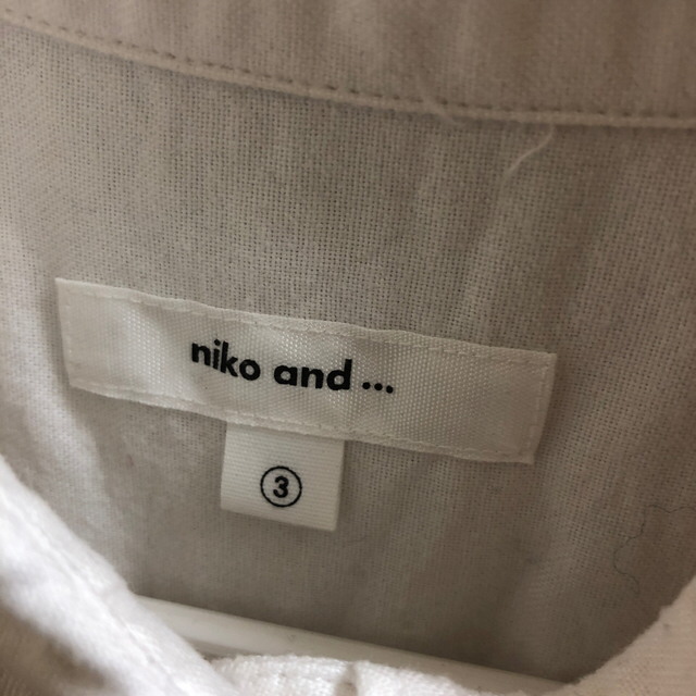 niko and...(ニコアンド)のシャツワンピース miiさん専用！ レディースのトップス(シャツ/ブラウス(長袖/七分))の商品写真