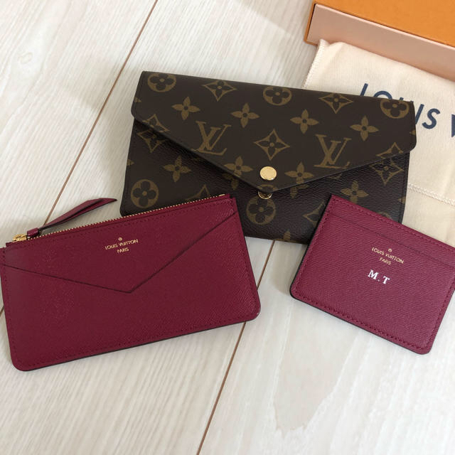 LOUIS VUITTON(ルイヴィトン)の極美品 ルイヴィトン モノグラム ポルトフォイユジャンヌ ウォレット レディースのファッション小物(財布)の商品写真