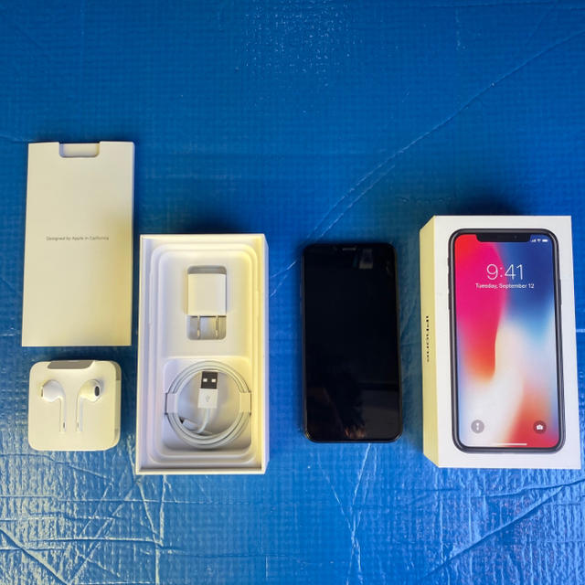 国内発送】 Apple - iPhone X 256GB シムフリー スマートフォン本体
