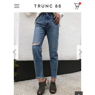 kingさま専用　trunc88 Ripped Tapered Denim (デニム/ジーンズ)