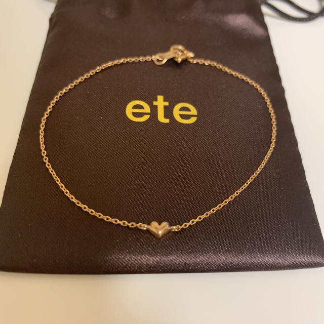 ete(エテ)の値下げ！　ete  ブレスレット イエローゴールド　 レディースのアクセサリー(ブレスレット/バングル)の商品写真