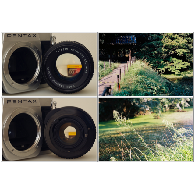 PENTAX(ペンタックス)のPentax SPF + SMC Takumar 55/1.8 美品・試写済 スマホ/家電/カメラのカメラ(フィルムカメラ)の商品写真