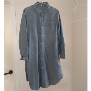 ムジルシリョウヒン(MUJI (無印良品))のちゃっぴさん用　授乳服　マタニティ　シャツワンピース(マタニティワンピース)