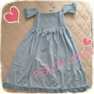 ピーチジョン(PEACH JOHN)のPJ💙新品リブドレス(ルームウェア)