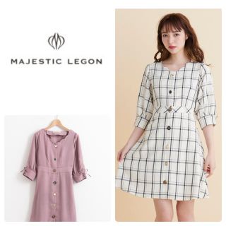 マジェスティックレゴン(MAJESTIC LEGON)のアソートボタンミニワンピ マジェスティックレゴン(ミニワンピース)