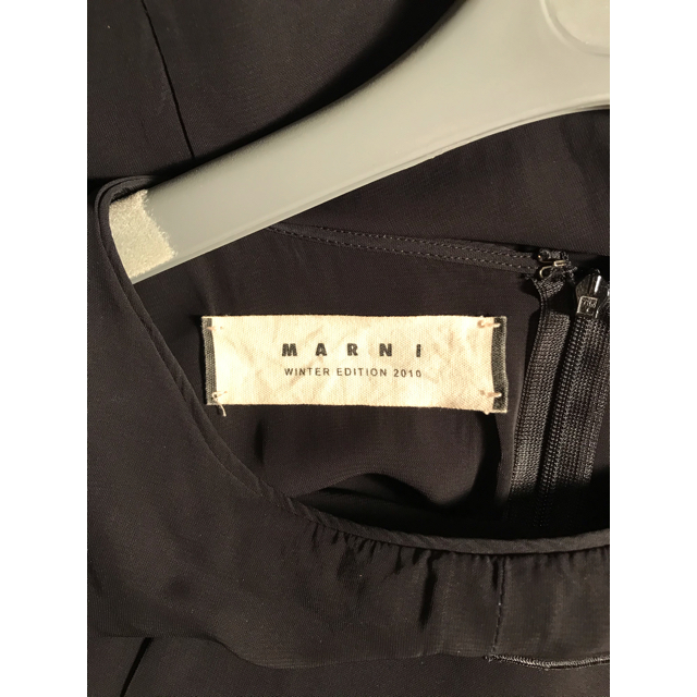 Marni(マルニ)の伊勢丹購入！　マルニ MARNI ブラック タイ ブラウス トップス レディースのトップス(シャツ/ブラウス(長袖/七分))の商品写真