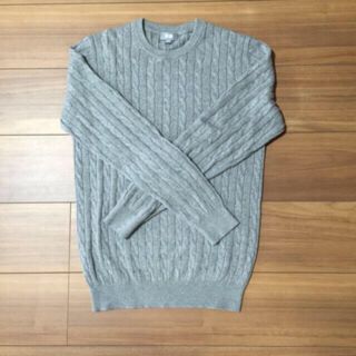 ユニクロ(UNIQLO)のコットンカシミヤケーブルニット(ニット/セーター)