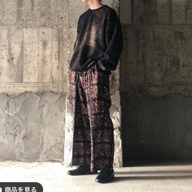 SASQUATCHfabrix.(サスクワッチファブリックス)のFLOWWE PATTERN WIDE PANTS メンズのパンツ(スラックス)の商品写真