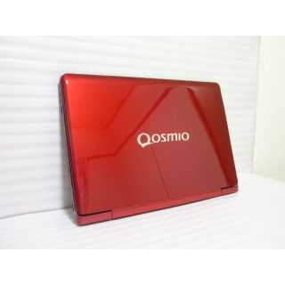 トウシバ(東芝)の美品 人気の光沢レッド HDD大容量1TB 高性能i5塔載 メモリ8G(ノートPC)