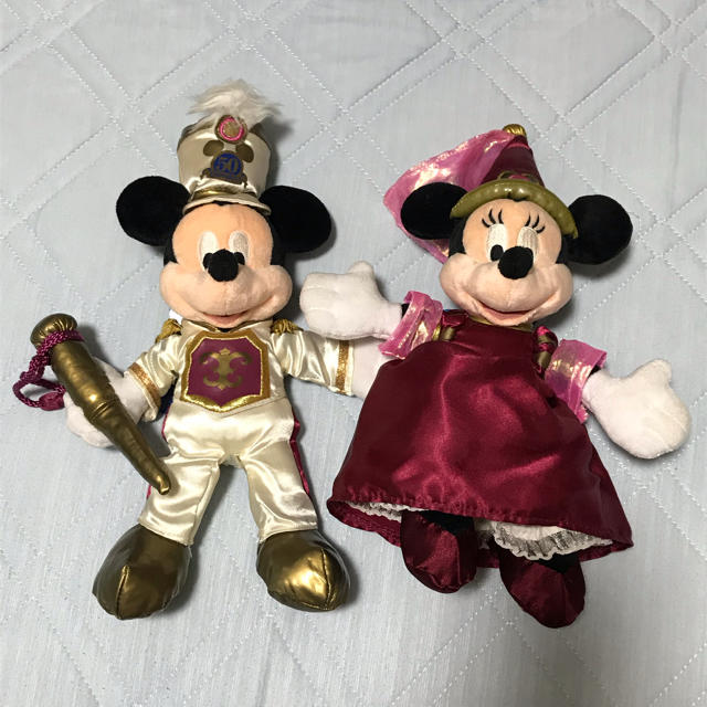 【レア】ディズニーランド50周年ミッキー&ミニーぬいぐるみ