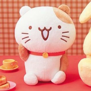 ポムポムプリン(ポムポムプリン)の【新作】【限定品おまけ付き】ポムポムプリン　招きBIGぬいぐるみ　マフィン(ぬいぐるみ)