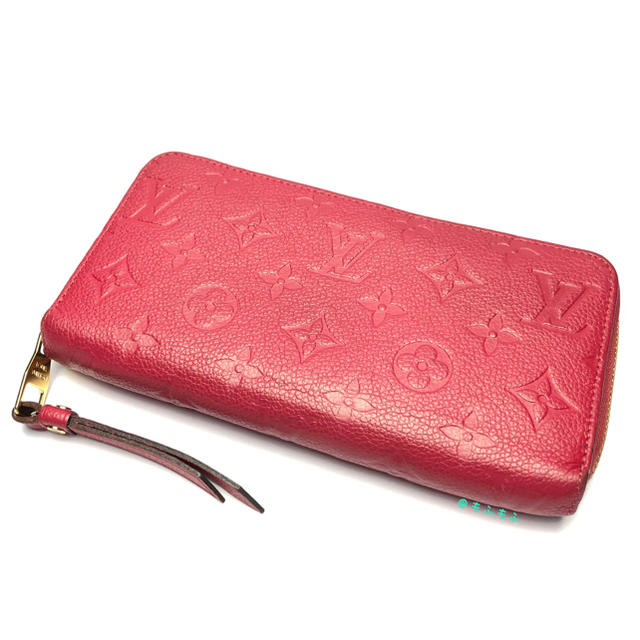 【お取り寄せ】 VUITTON LOUIS - ピンク ダリア ジッピーウォレット長財布 モノグラムアンプラント ルイヴィトン 財布