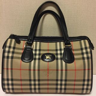BURBERRY(ボストンバッグ ・ ブラック/黒色系)のフリマ BURBERRY(ボストンバッグ ・ ブラック/黒色系)のフリマ