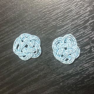 ハンドメイド  アクセサリー 水引パーツ ピアス・イヤリングに変更可能(各種パーツ)