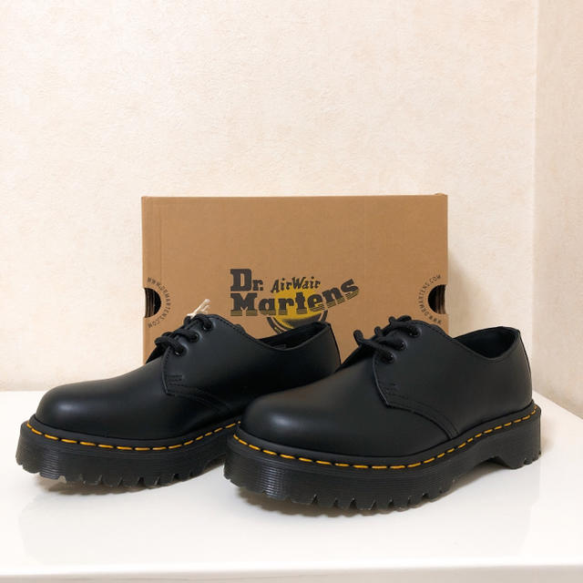 Dr.Martens(ドクターマーチン)のドクターマーチン 3ホール 1461 BEX 厚底 UK5 24cm レディースの靴/シューズ(ローファー/革靴)の商品写真